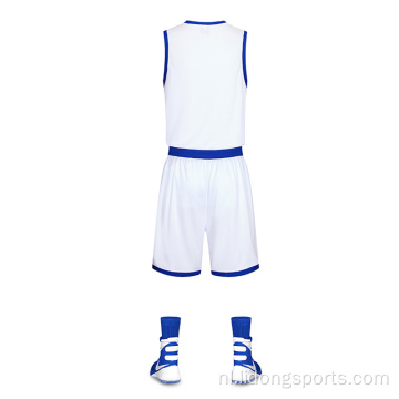 Nieuw ontwerp goedkope aangepaste basketball jerseys uniformen